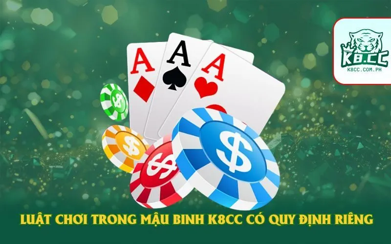 Quy định về luật chơi trong mậu binh K8CC
