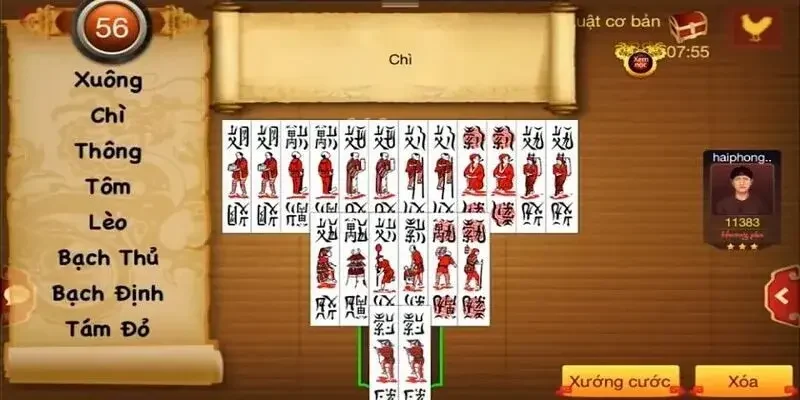 Cách đánh bài và luật ăn bài trong chắn vạn văn